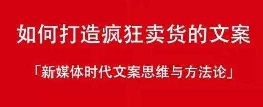 新媒体时代《如何打造疯狂卖货文案》文案思维与方法论比特币最新行情-加密货币前景-比特币ETF-以太坊ETF-以太坊行情分析-区块链项目投研-sol-ton链币董会学院