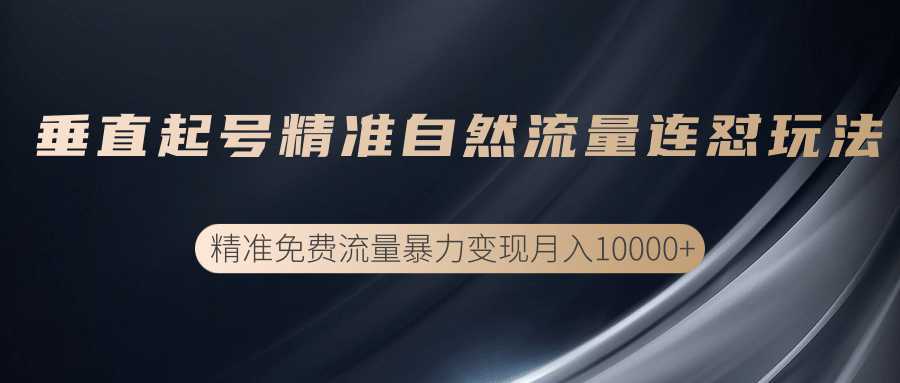 垂直起号精准自然流量连爆玩法，精准引流暴力变现月入10000+比特币最新行情-加密货币前景-比特币ETF-以太坊ETF-以太坊行情分析-区块链项目投研-sol-ton链币董会学院