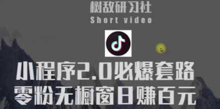 树敌研习社6月抖音赚钱课程：抖音小程序2.0必爆套路零粉无橱窗日赚百元玩法比特币最新行情-加密货币前景-比特币ETF-以太坊ETF-以太坊行情分析-区块链项目投研-sol-ton链币董会学院