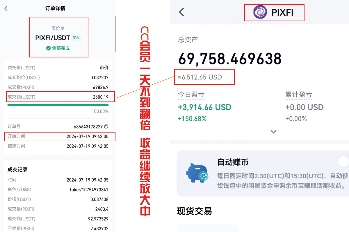 PIXFI 代币大家賺麻了吧？比特币最新行情-加密货币前景-比特币ETF-以太坊ETF-以太坊行情分析-区块链项目投研-sol-ton链币董会学院